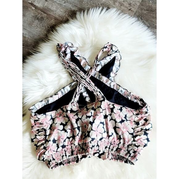 NWT Anthropologie Let Me Be Halter Floral Top - Medium - Picture 7 of 10